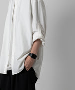 画像をギャラリービューアに読み込む, ATTACHMENT アタッチメントのPE/RY STRETCH TROPICAL STRAP SLEEVE L/S SHIRT - WHITE 公式通販サイトsession福岡セレクトショップ
