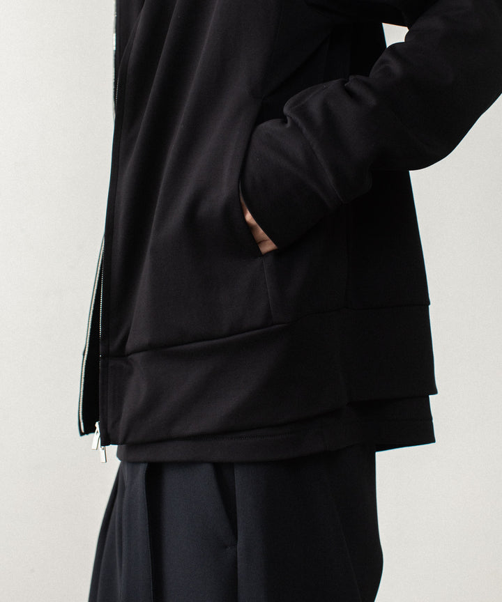 ATTACHMENT アタッチメントのCOTTON DOUBLE FACE STAND COLLAR JACKET - BLACKの公式通販サイトsession福岡セレクトショップ