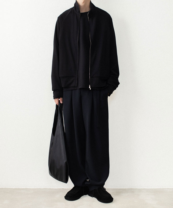 ATTACHMENT アタッチメントのCOTTON DOUBLE FACE STAND COLLAR JACKET - BLACKの公式通販サイトsession福岡セレクトショップ