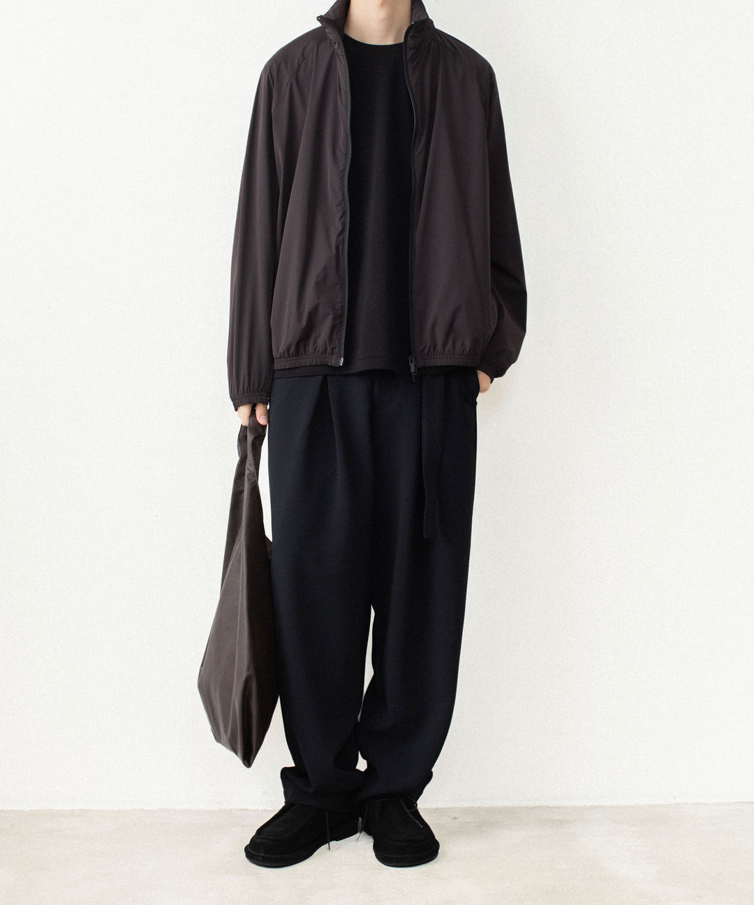 ATTACHMENT アタッチメントのCOTTON DOUBLE FACE SLIM FIT L/S TEE - BLACKの公式通販サイトsession福岡セレクトショップ