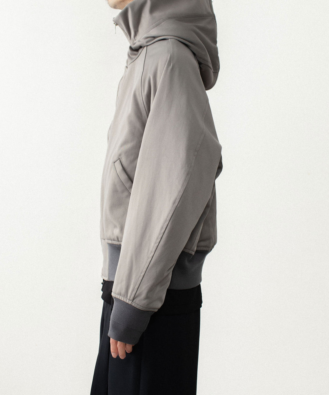 ATTACHMENT アタッチメントのNY/CO SATIN N 2B JACKET - KHAKI GRAYの公式通販サイトsession福岡セレクトショップ