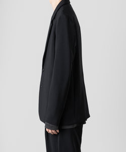 ATTACHMENT(アタッチメント)のPE STRETCH DOUBLE CLOTH 2B JACKETのBLACK