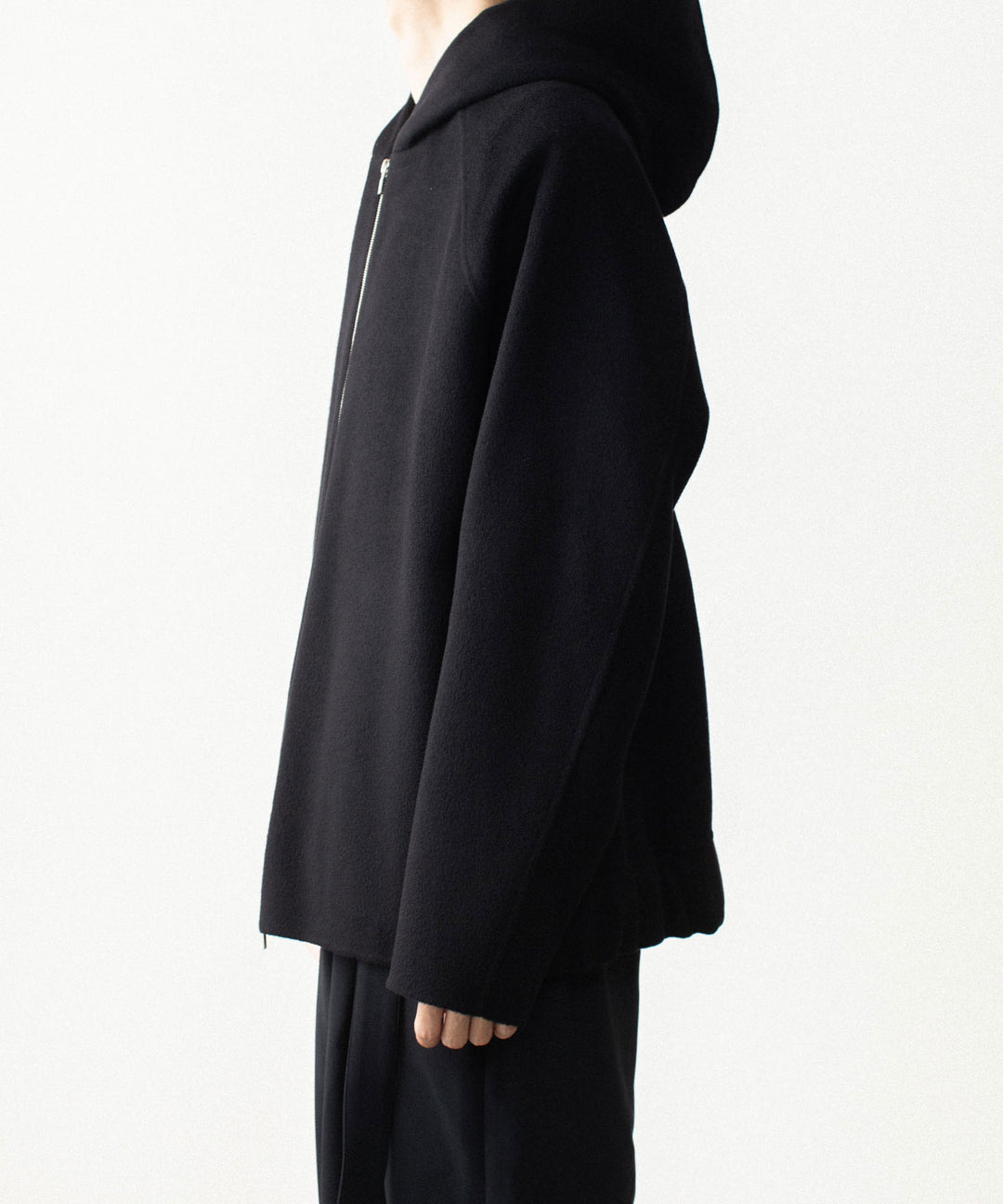 ATTACHMENT アタッチメントのWO/CA DOUBLE FACE BEAVER HOODED JACKET - BLACKの公式通販サイトsession福岡セレクトショップ