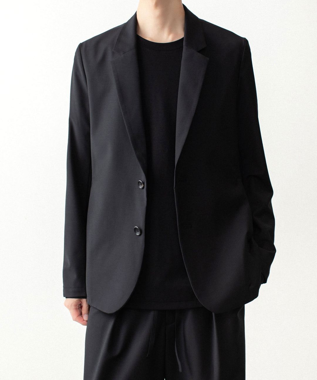 ATTACHMENT アタッチメントの2/80 PE/WO STRETCH TRO 2B JACKET - BLACKの公式通販サイトsession福岡セレクトショップ