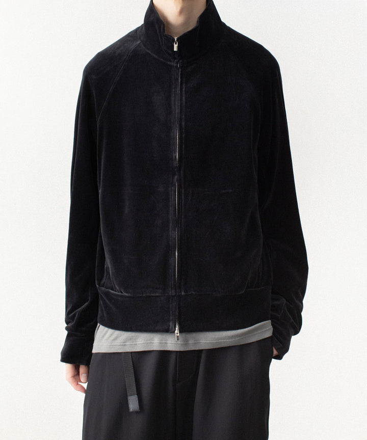 ATTACHMENT アタッチメントの80/2 ORGANIC VELOR TRACK JACKET - BLACKの公式通販サイトsession福岡セレクトショップ