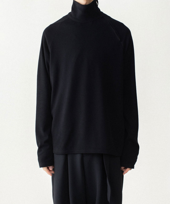 ATTACHMENT アタッチメントのVI/PE SMOOTH ZIP-UP HIGHNECK L/S TEE - BLACKの公式通販サイトsession福岡セレクトショップ