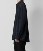 画像をギャラリービューアに読み込む, ATTACHMENT アタッチメントのPE/RY STRETCH TROPICAL STRAP SLEEVE L/S SHIRT - NAVY 公式通販サイトsession福岡セレクトショップ
