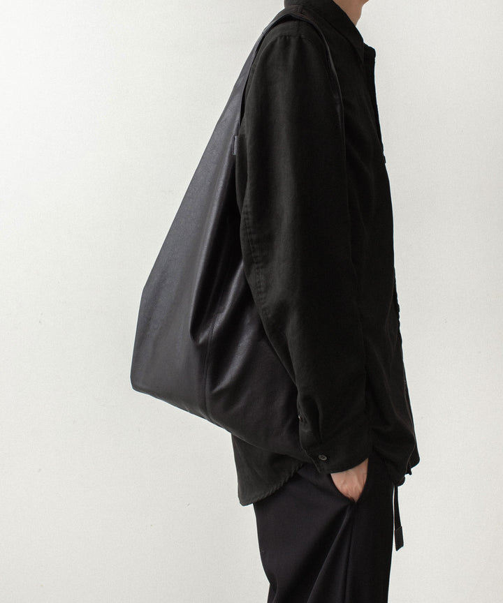 ATTACHMENT アタッチメントのSYNTHETIC LEATHER SMALL SHOPPING BAG - BLACKの公式通販サイトsession福岡セレクトショップ
