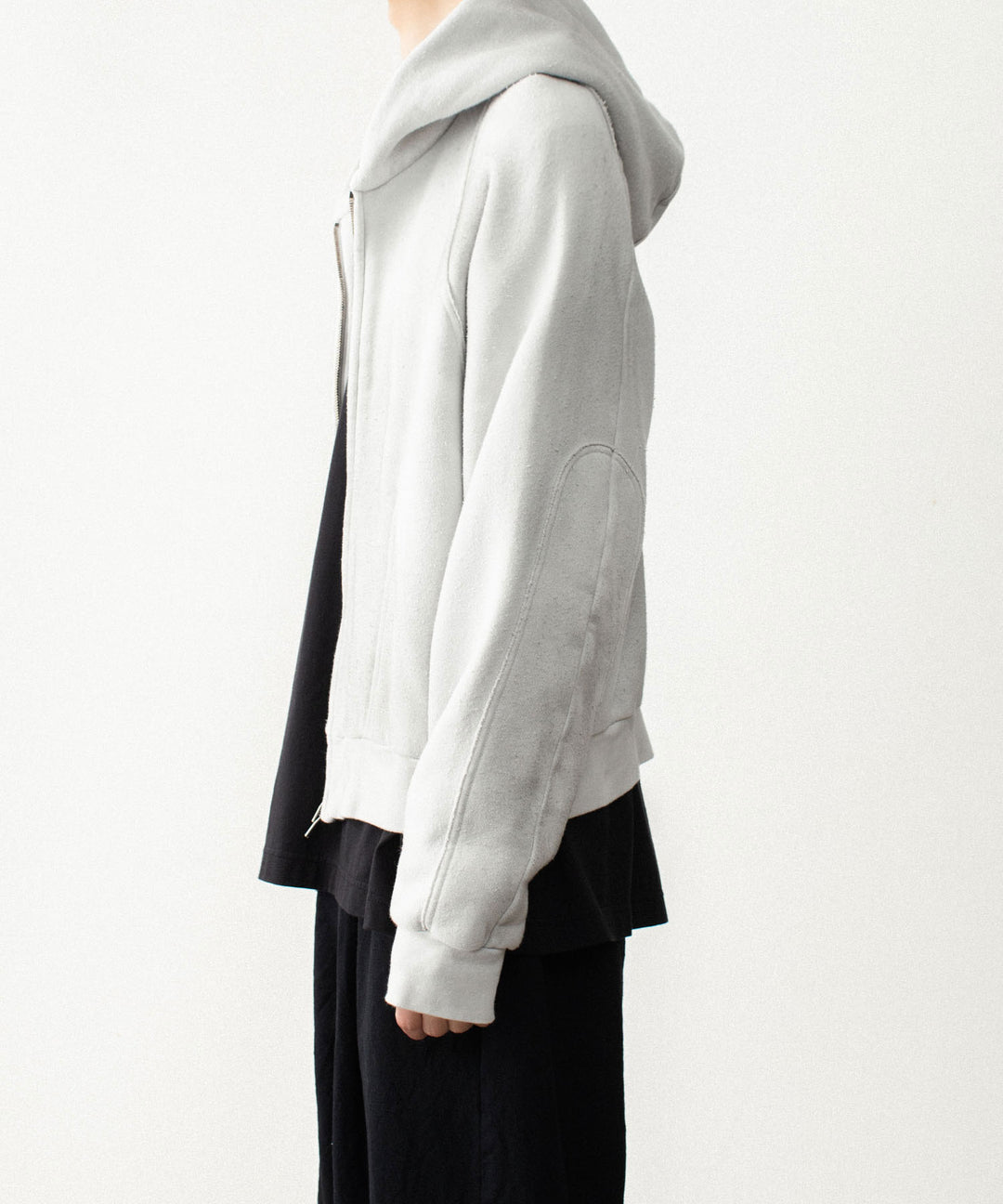 VEIN ヴェインのBRUSHED TERRY ZIP-UP HOODIE - OFF WHITEの公式通販サイトsession福岡セレクトショップ