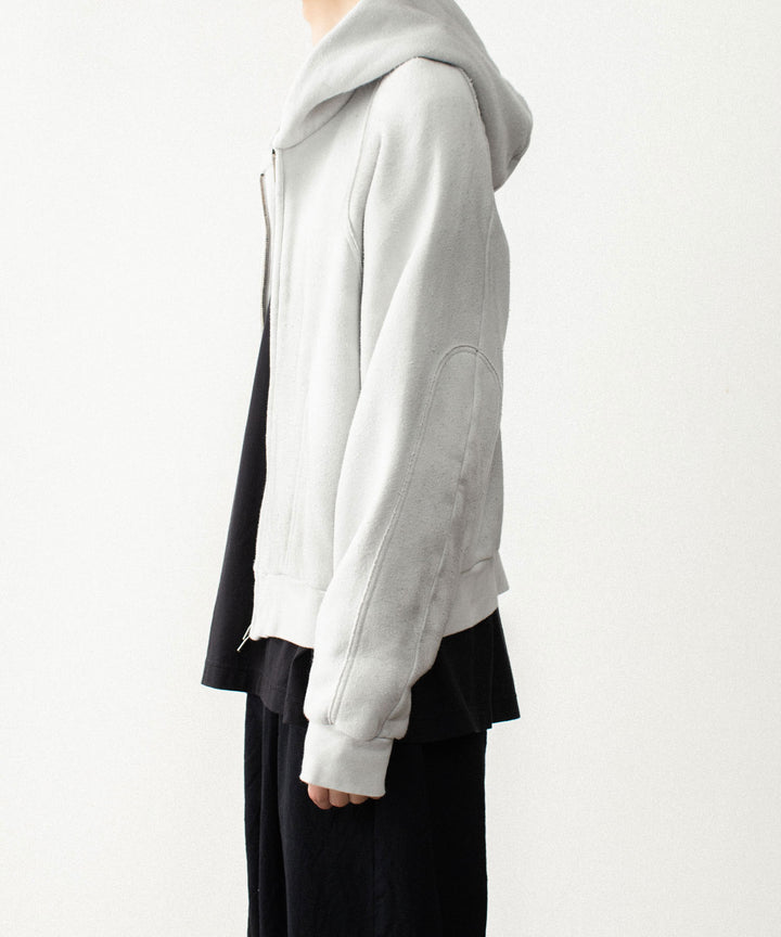 VEIN ヴェインのBRUSHED TERRY ZIP-UP HOODIE - OFF WHITEの公式通販サイトsession福岡セレクトショップ
