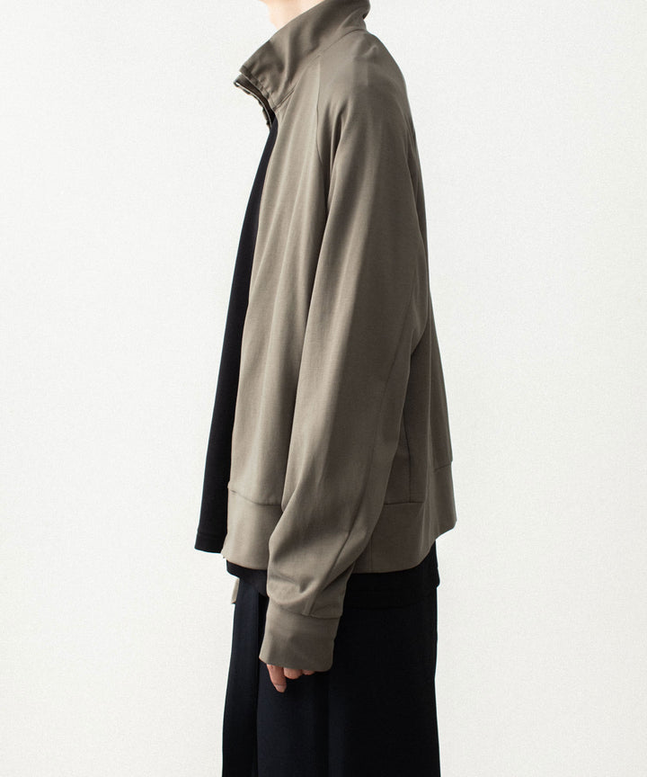 ATTACHMENT アタッチメントのCOTTON DOUBLE FACE STAND COLLAR JACKET - KHAKI GRAYの公式通販サイトsession福岡セレクトショップ