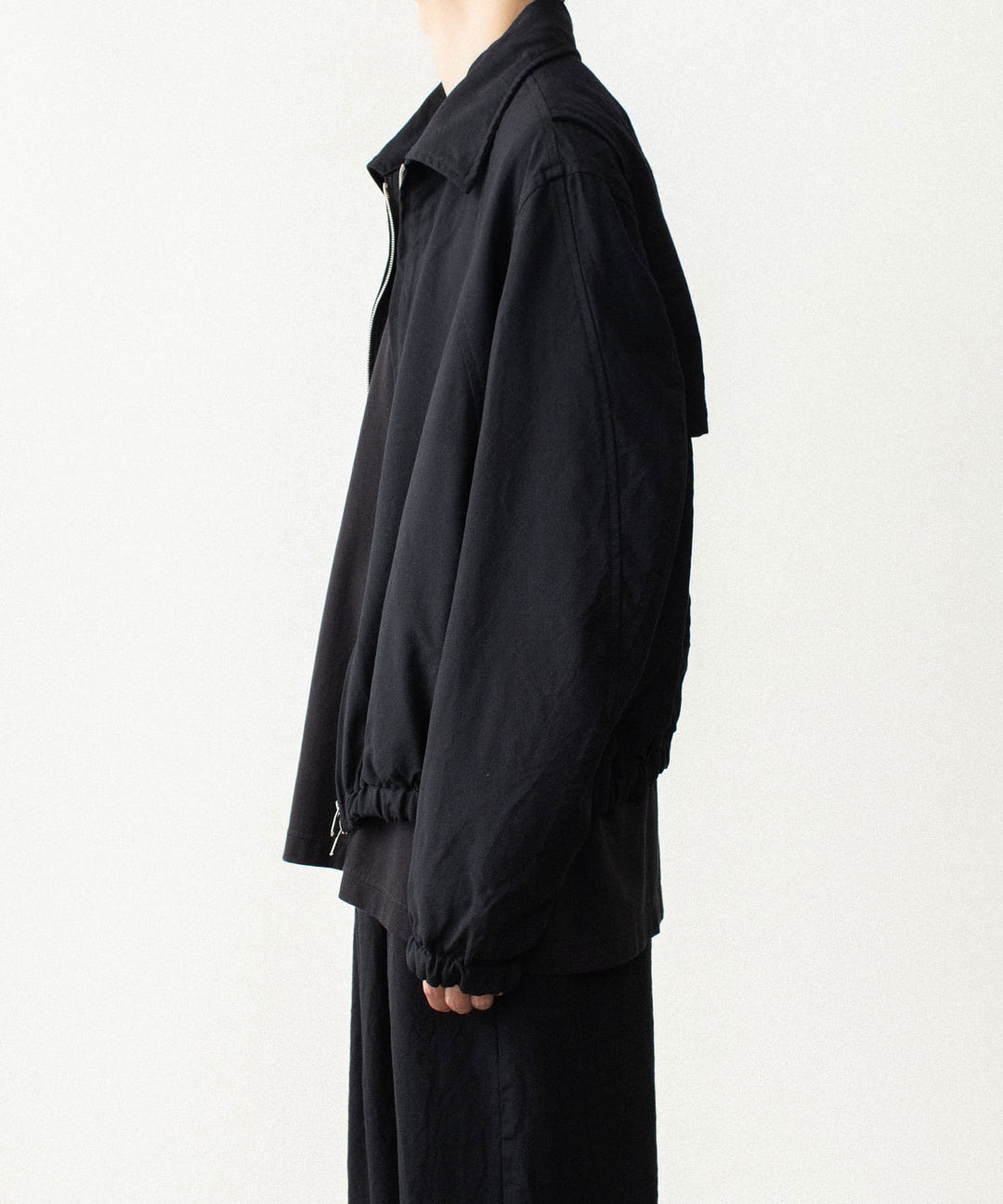 VEIN ヴェインのSHRINK WO CLOTH ZIP-UP JACKET - BLACKの公式通販サイトsession福岡セレクトショップ