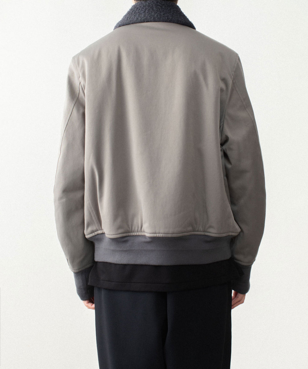 ATTACHMENT アタッチメントのNY/CO SATIN B-15 JACKET - KHAKI GRAYの公式通販サイトsession福岡セレクトショップ