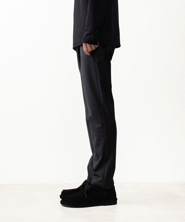 ATTACHMENT アタッチメントの2/80 PE/WO STRETCH TRO REGULAR FIT 1TUCK  TROUSERS - BLACK公式通販サイトsession福岡セレクトショップ