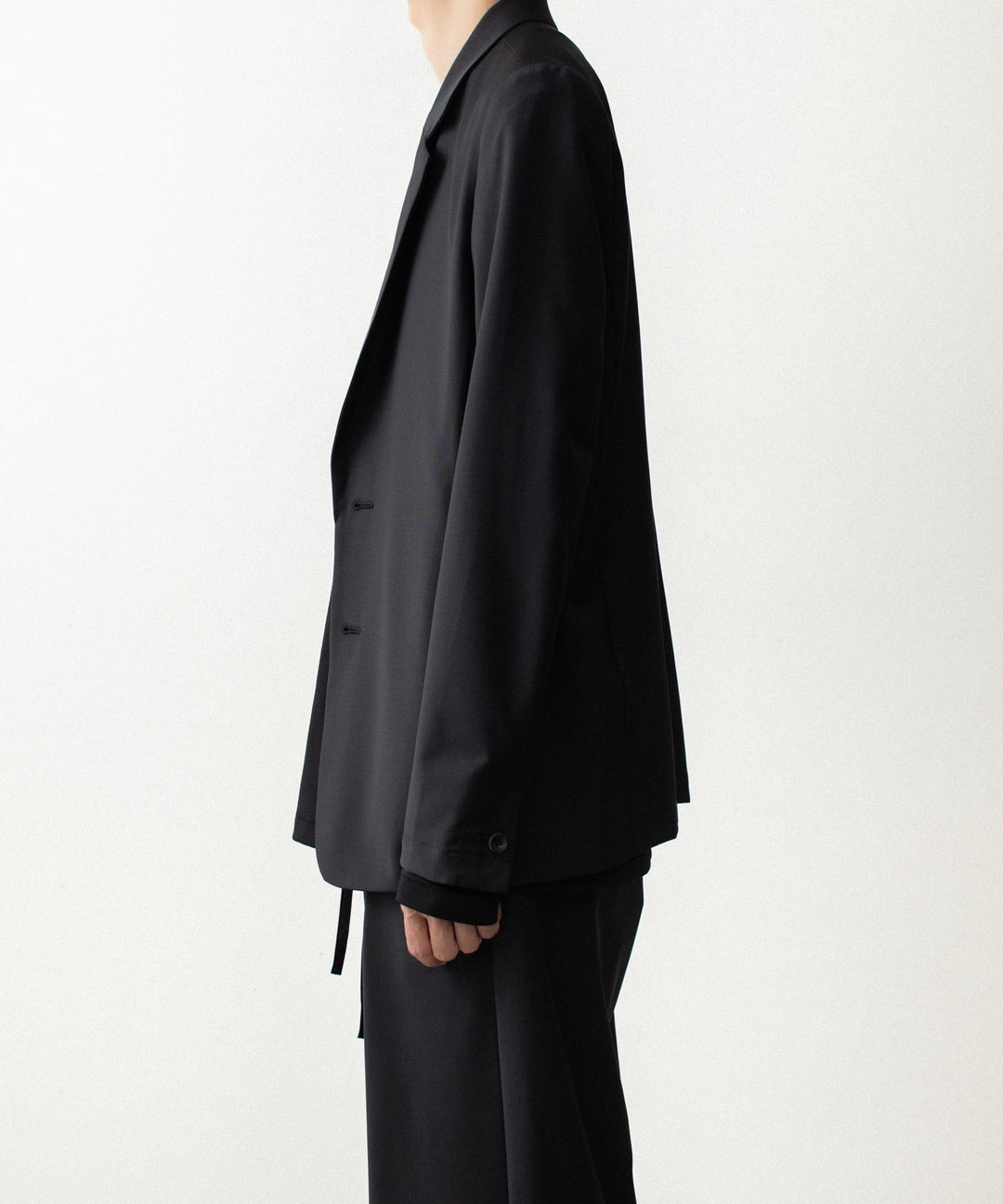 ATTACHMENT アタッチメントの2/80 PE/WO STRETCH TRO 2B JACKET - BLACKの公式通販サイトsession福岡セレクトショップ