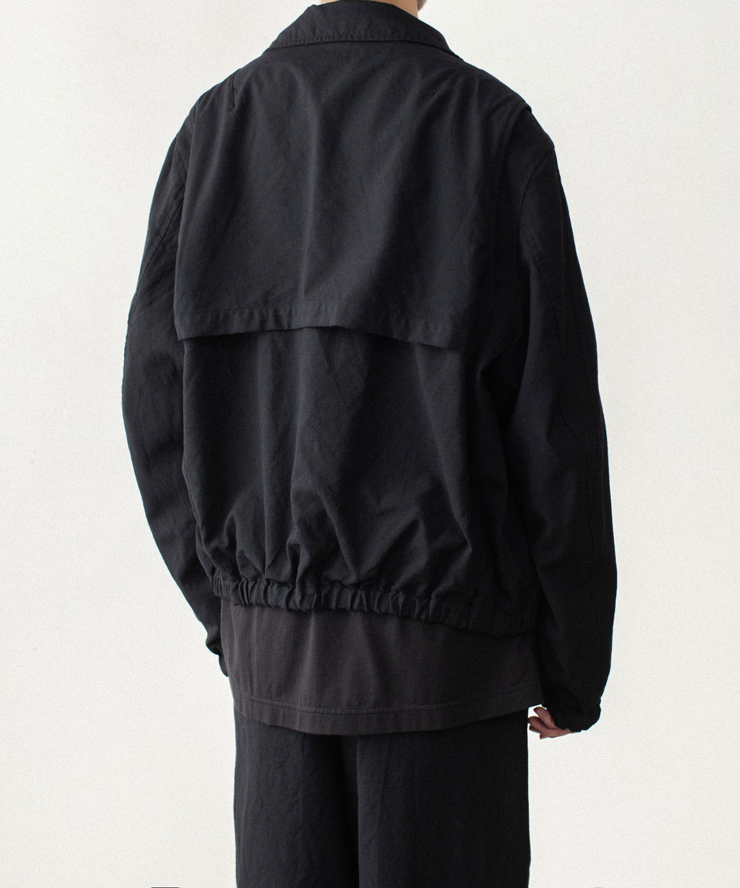 VEIN ヴェインのSHRINK WO CLOTH ZIP-UP JACKET - BLACKの公式通販サイトsession福岡セレクトショップ