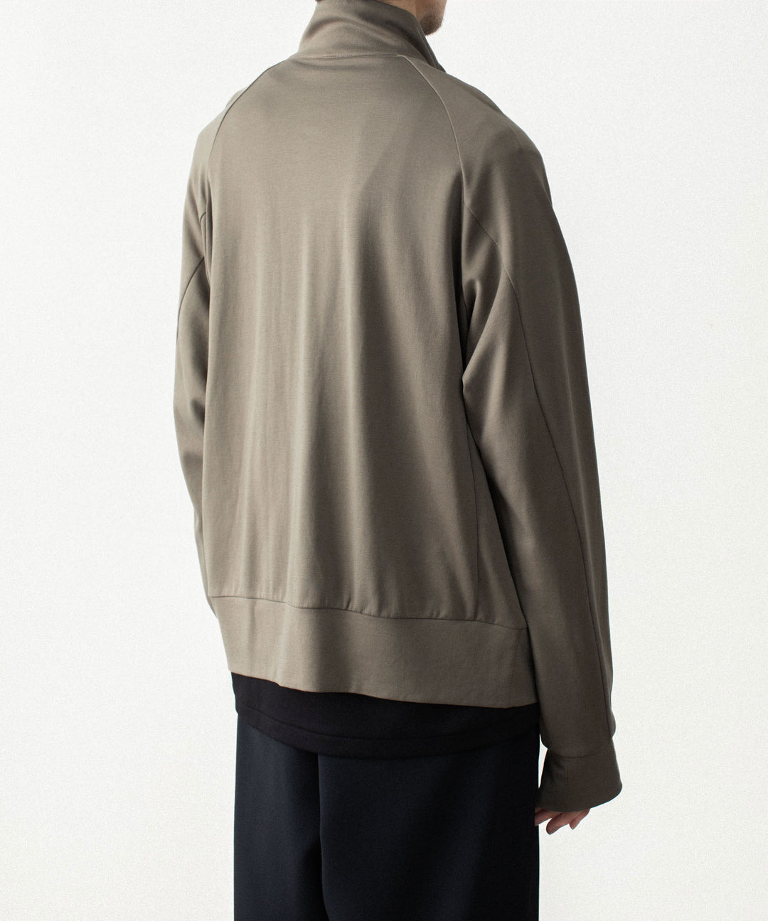 ATTACHMENT アタッチメントのCOTTON DOUBLE FACE STAND COLLAR JACKET - KHAKI GRAYの公式通販サイトsession福岡セレクトショップ