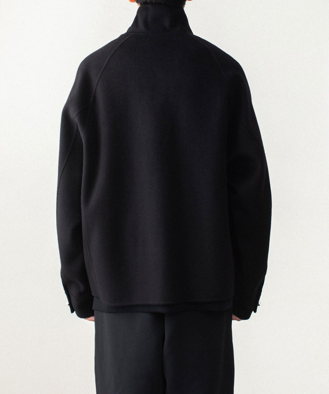ATTACHMENT アタッチメントのWO/CA DOUBLE FACE BEAVER STAND COLLAR JACKET - BLACKの公式通販サイトsession福岡セレクトショップ