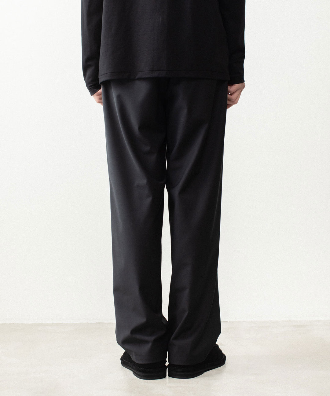 ATTACHMENT アタッチメントの2/80 PE/WO STRETCH TRO EASY TROUSERS - BLACKの公式通販サイトsession福岡セレクトショップ
