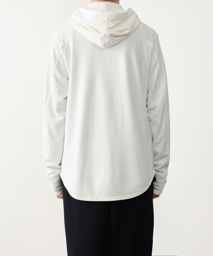 ATTACHMENT アタッチメントのVI/PE SMOOTH ZIP-UP LIGHT HOODIE - OFF WHITEの公式通販サイトsession福岡セレクトショップ