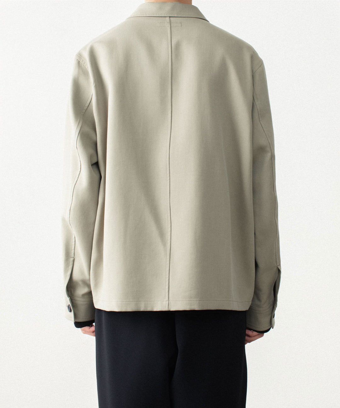 ATTACHMENT アタッチメントのCO/TEN POWDERY DOUBLE CROTH PATCH POCKET SHORT JACKET - L.KH GRAYの公式通販サイトsession福岡セレクトショップ