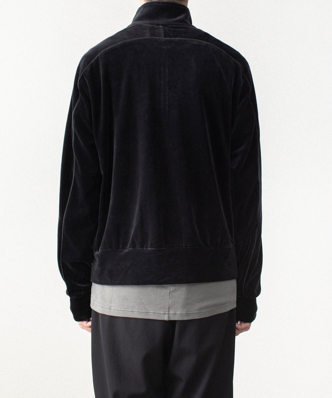 ATTACHMENT アタッチメントの80/2 ORGANIC VELOR TRACK JACKET - BLACKの公式通販サイトsession福岡セレクトショップ