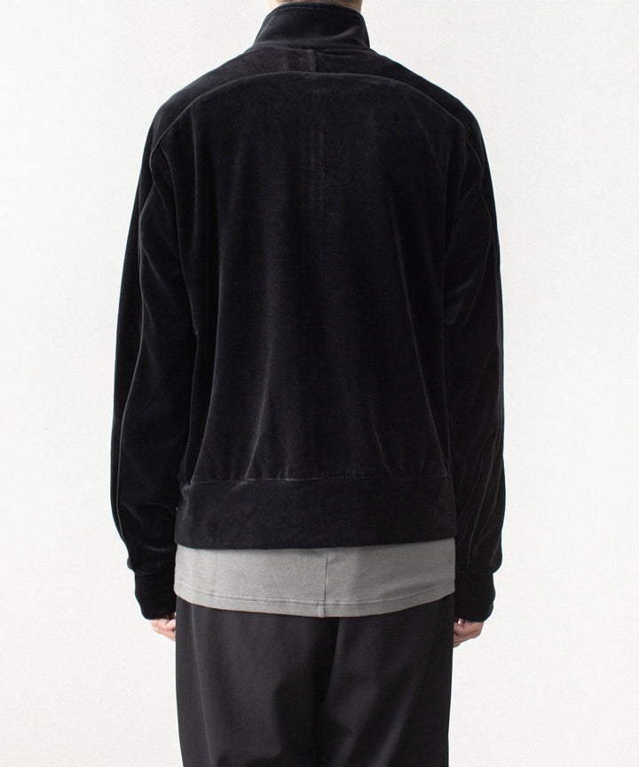 ATTACHMENT アタッチメントの80/2 ORGANIC VELOR TRACK JACKET - BLACKの公式通販サイトsession福岡セレクトショップ