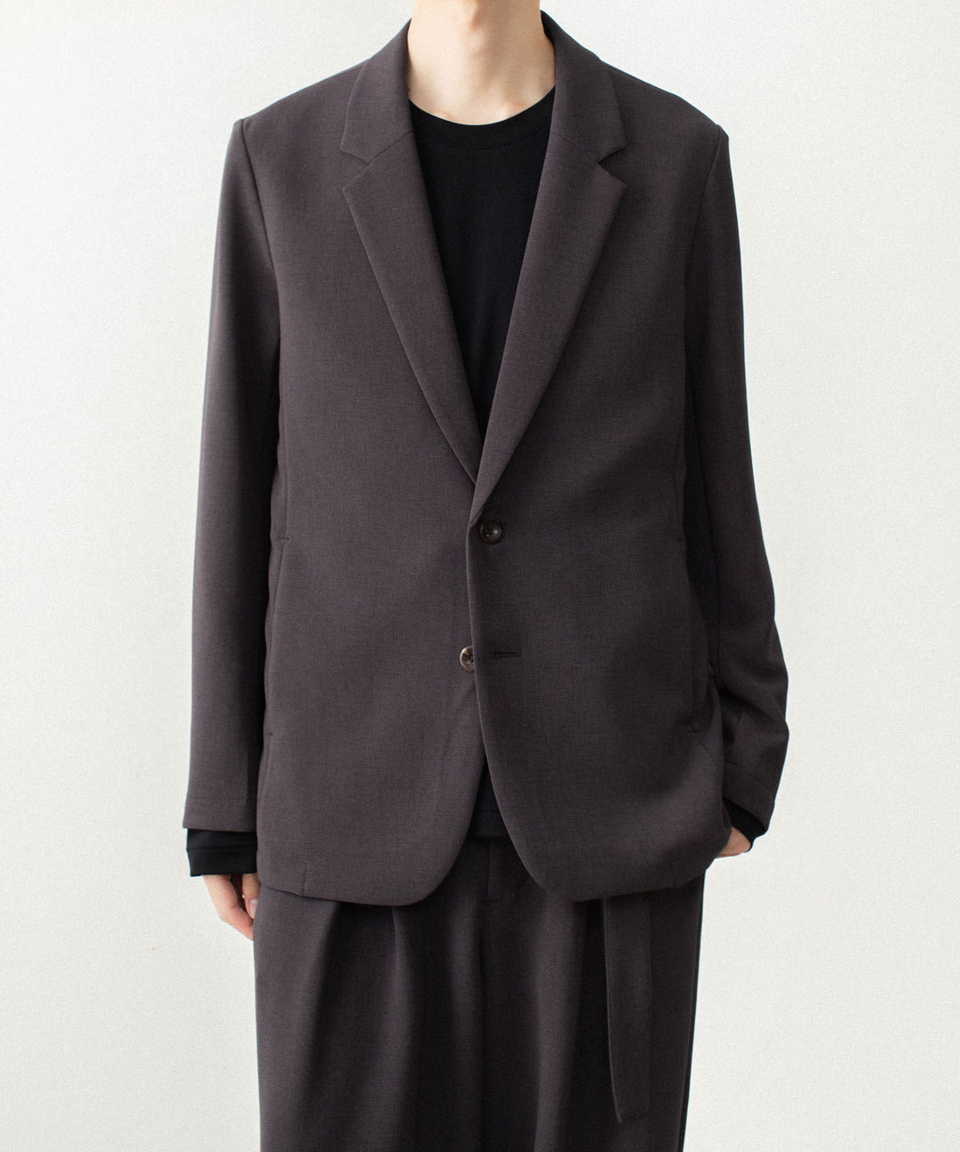 ATTACHMENT アタッチメントのPE STRETCH DOUBLE CLOTH 2B JACKET - D.KH GRAYの公式通販サイトsession福岡セレクトショップ