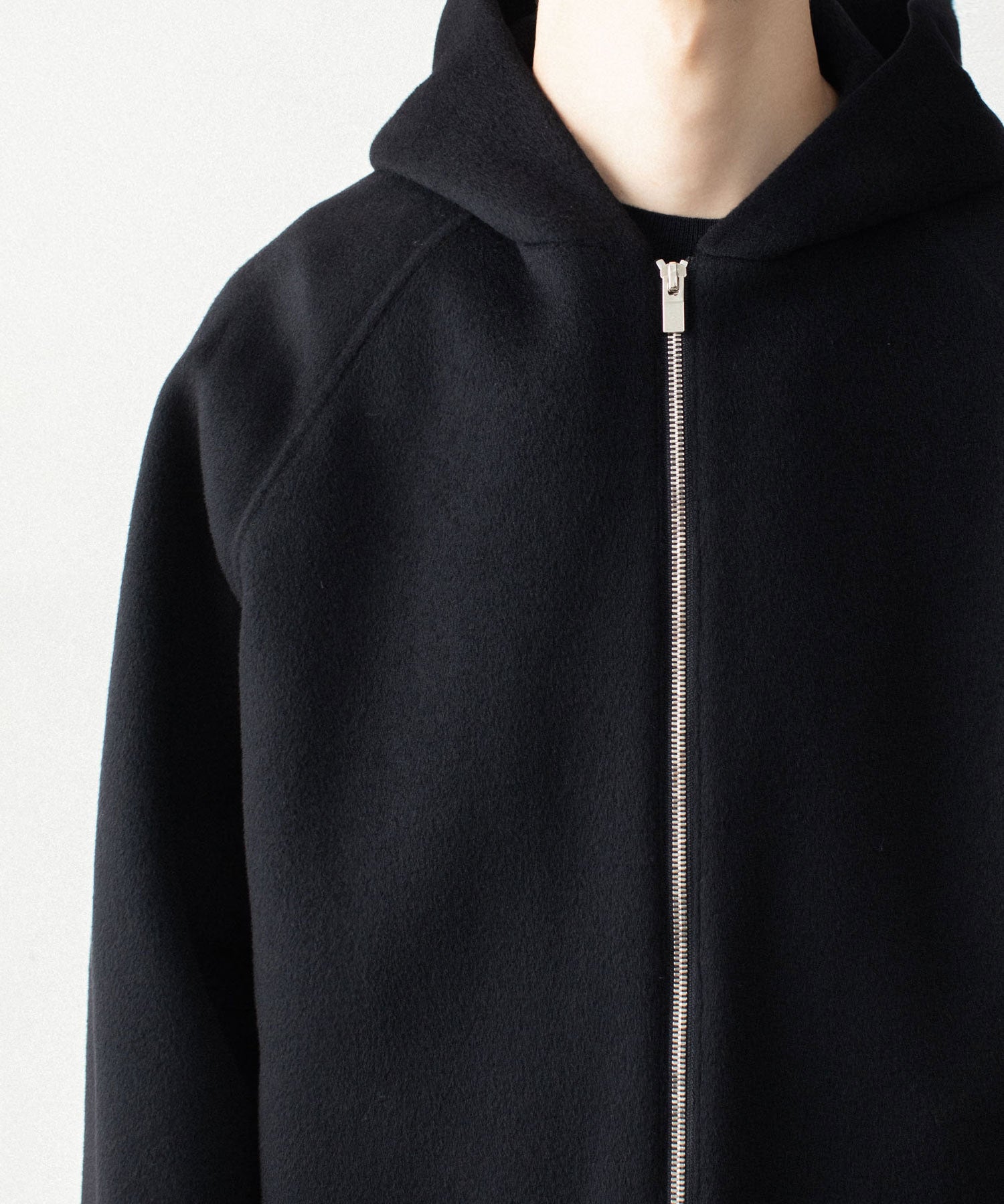 ATTACHMENT /アタッチメント】WO/CA DOUBLE FACE BEAVER HOODED JACKET