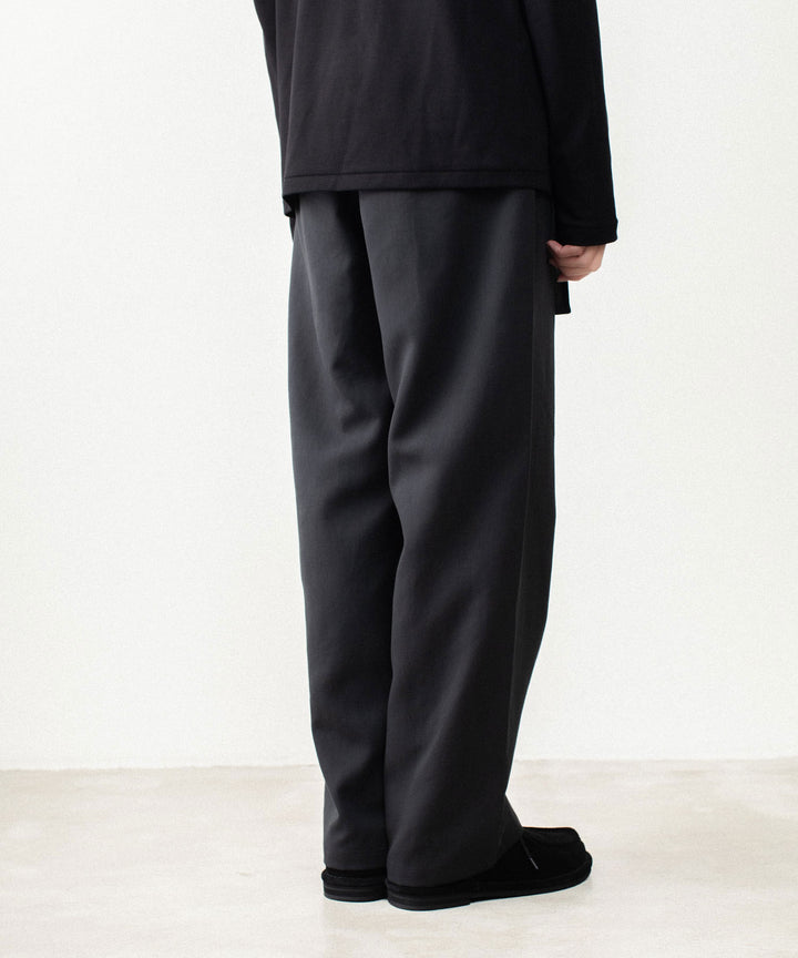 CO/TEN POWDERY DOUBLE CROTH BELTED WIDE TROUSERS - BLACKの公式通販サイトsession福岡セレクトショップ