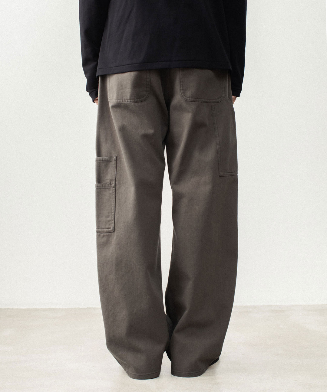 ATTACHMENT アタッチメントのCO NIDOM CLOTH BALLOON WIDE PAINTER PANTS - D.KHAKIの公式通販サイトsession福岡セレクトショップ