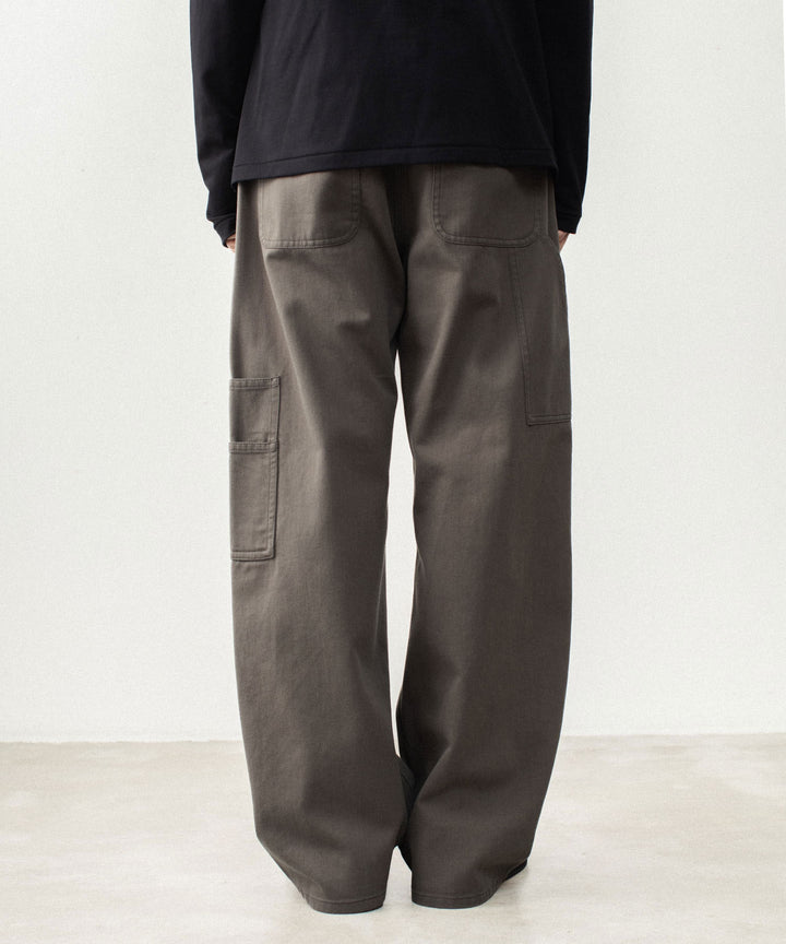 ATTACHMENT アタッチメントのCO NIDOM CLOTH BALLOON WIDE PAINTER PANTS - D.KHAKIの公式通販サイトsession福岡セレクトショップ