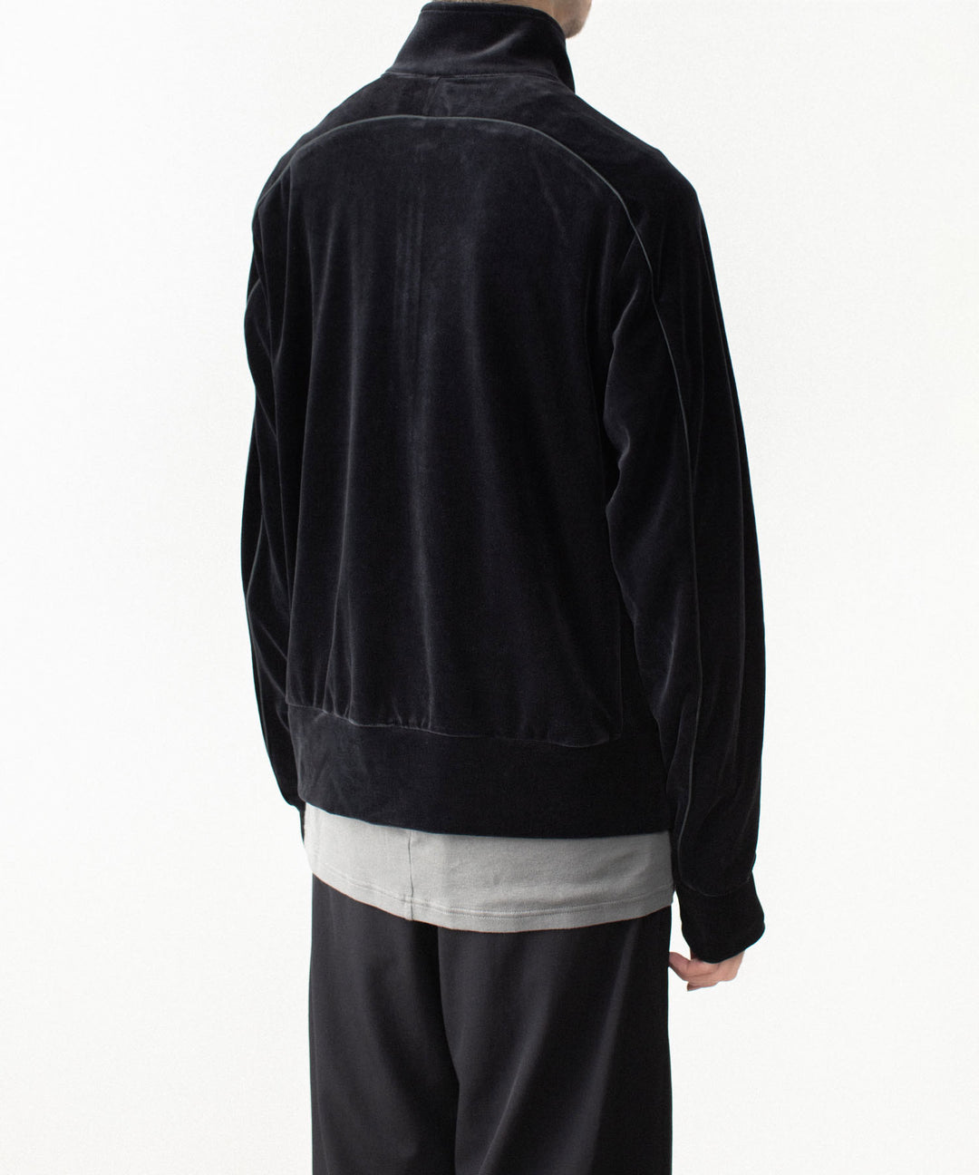 ATTACHMENT アタッチメントの80/2 ORGANIC VELOR TRACK JACKET - BLACKの公式通販サイトsession福岡セレクトショップ