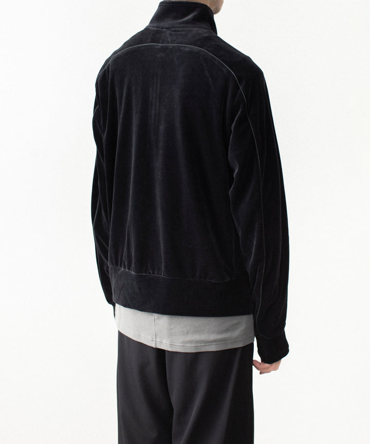 ATTACHMENT アタッチメントの80/2 ORGANIC VELOR TRACK JACKET - BLACKの公式通販サイトsession福岡セレクトショップ