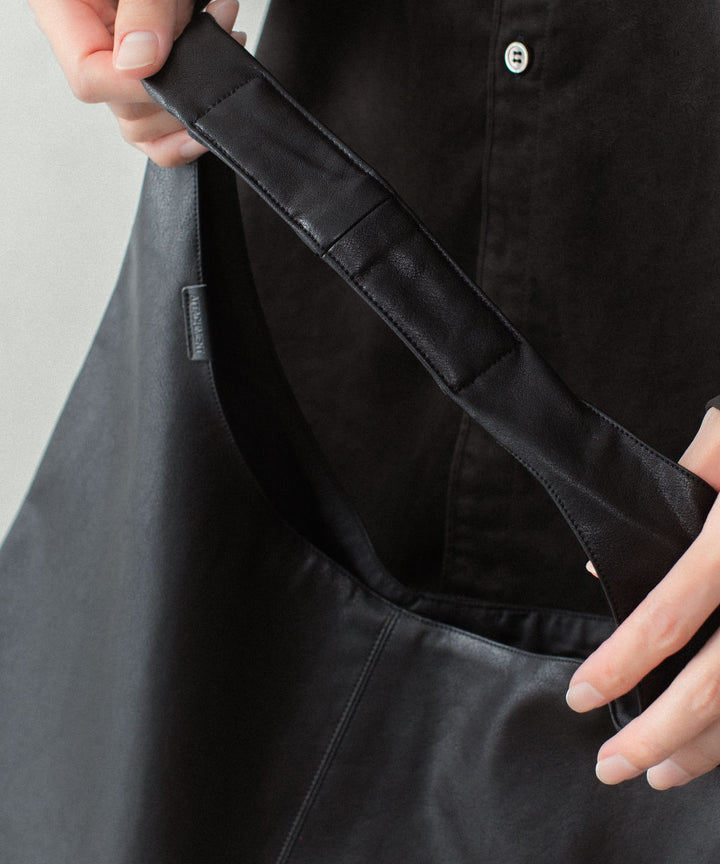 ATTACHMENT アタッチメントのSYNTHETIC LEATHER SMALL SHOPPING BAG - BLACKの公式通販サイトsession福岡セレクトショップ
