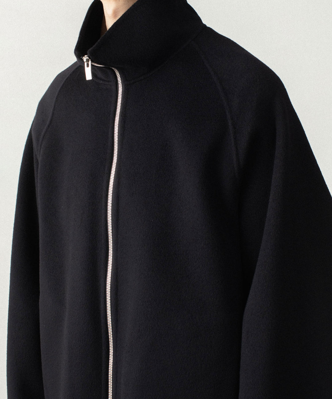 ATTACHMENT アタッチメントのWO/CA DOUBLE FACE BEAVER STAND COLLAR JACKET - BLACKの公式通販サイトsession福岡セレクトショップ