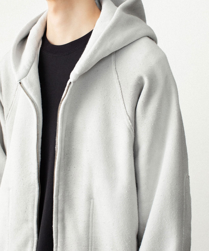 VEIN ヴェインのBRUSHED TERRY ZIP-UP HOODIE - OFF WHITEの公式通販サイトsession福岡セレクトショップ