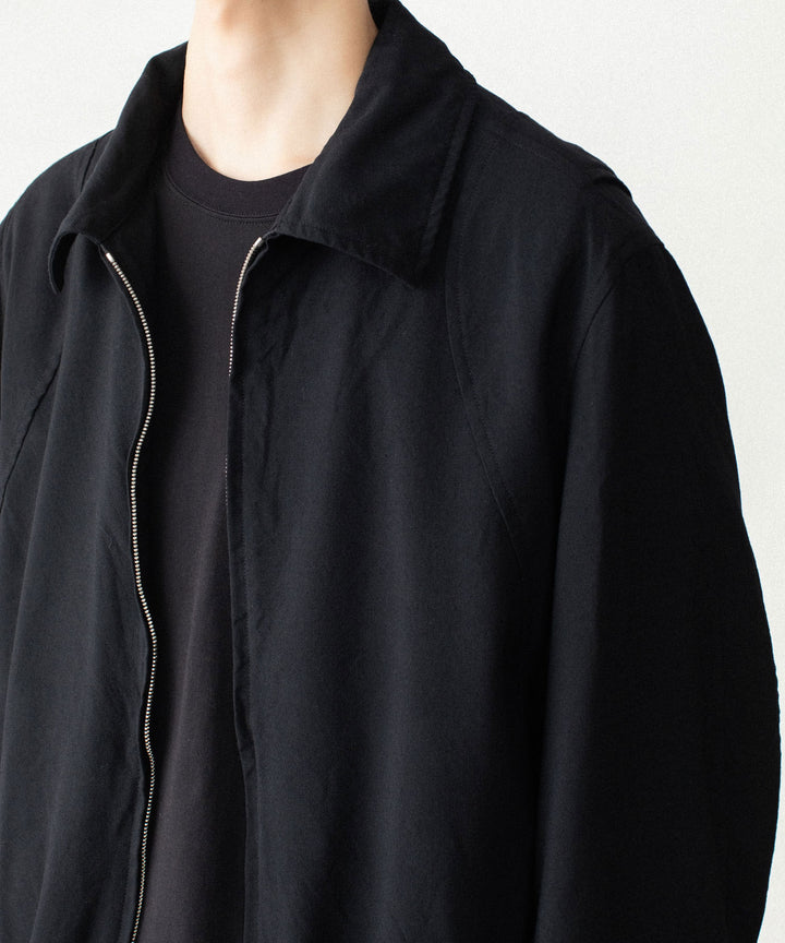 VEIN ヴェインのSHRINK WO CLOTH ZIP-UP JACKET - BLACKの公式通販サイトsession福岡セレクトショップ