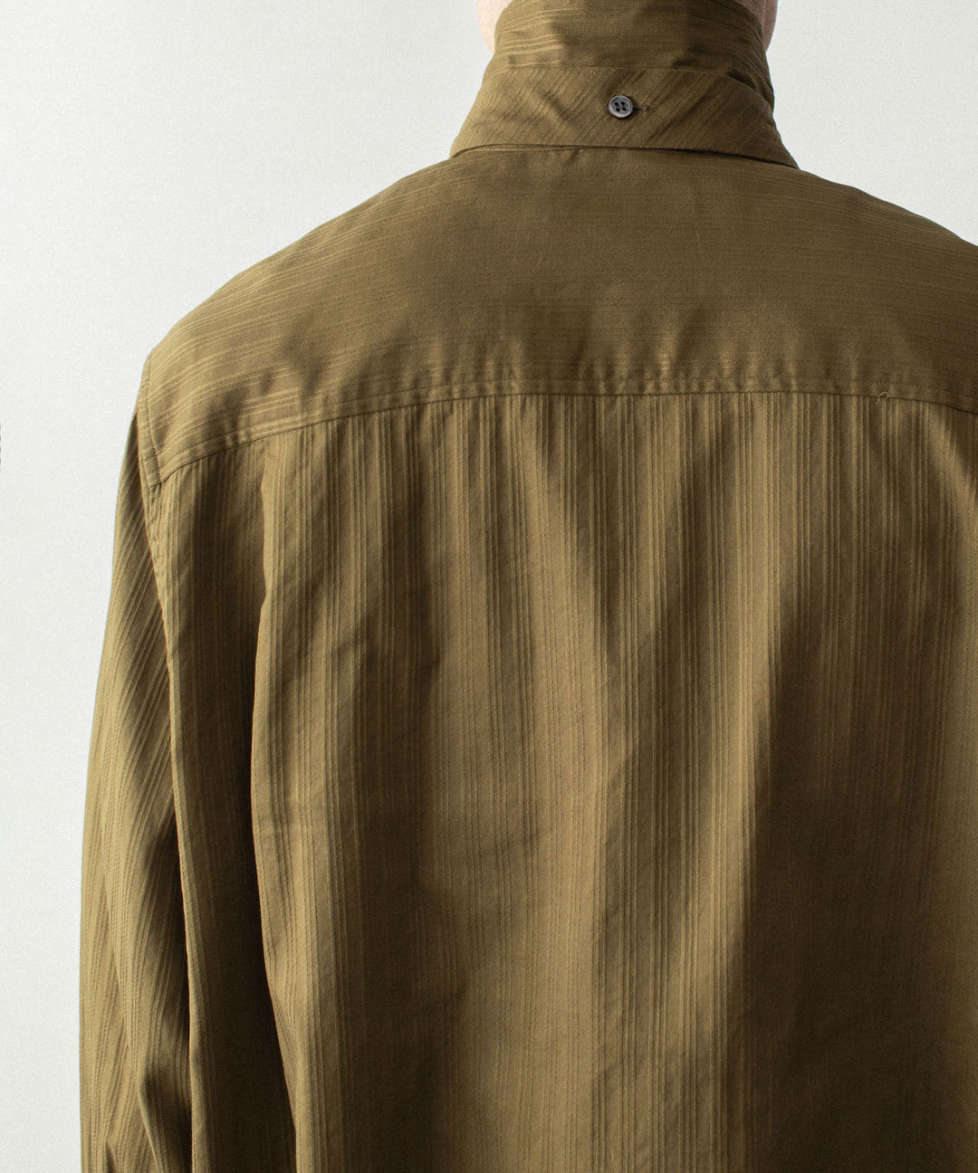 ATTACHMENT アタッチメントのCO SHADOW STRIPE BROAD NARROW TIE L/S SHIRT - D.YELLOWの公式通販サイトsession福岡セレクトショップ