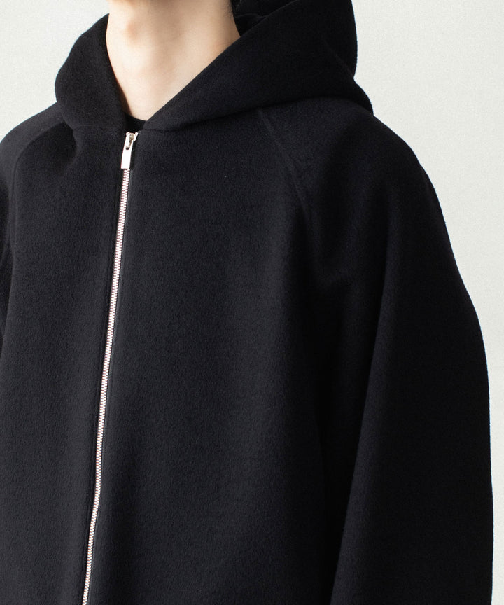 ATTACHMENT アタッチメントのWO/CA DOUBLE FACE BEAVER HOODED JACKET - BLACKの公式通販サイトsession福岡セレクトショップ