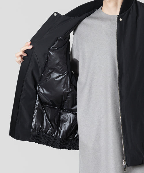 ATTACHMENT /アタッチメント】 CO/NY TAFFETA DOWN VEST - BLACK