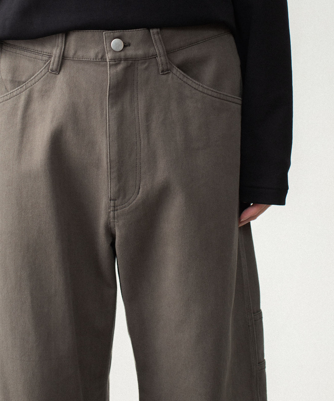 ATTACHMENT アタッチメントのCO NIDOM CLOTH BALLOON WIDE PAINTER PANTS - D.KHAKIの公式通販サイトsession福岡セレクトショップ