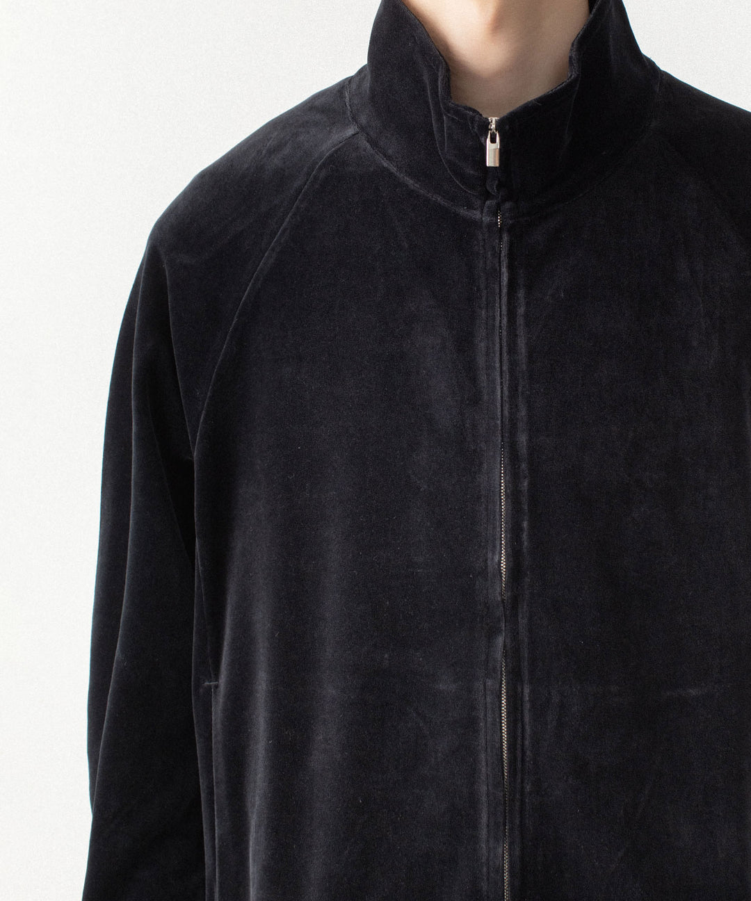 ATTACHMENT アタッチメントの80/2 ORGANIC VELOR TRACK JACKET - BLACKの公式通販サイトsession福岡セレクトショップ