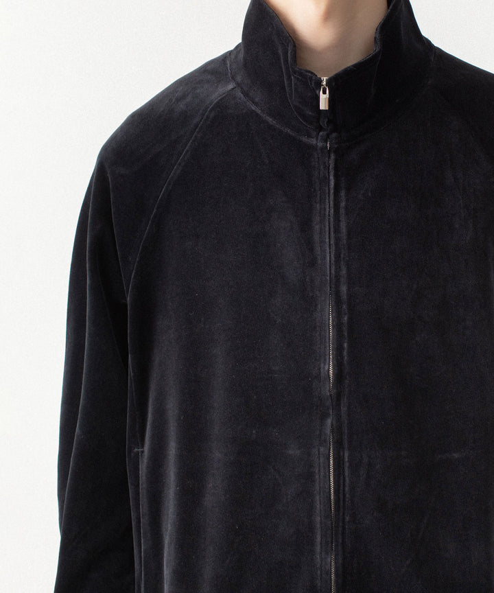 ATTACHMENT アタッチメントの80/2 ORGANIC VELOR TRACK JACKET - BLACKの公式通販サイトsession福岡セレクトショップ