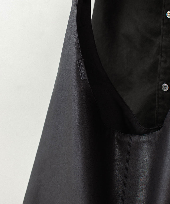 ATTACHMENT アタッチメントのSYNTHETIC LEATHER SMALL SHOPPING BAG - BLACKの公式通販サイトsession福岡セレクトショップ