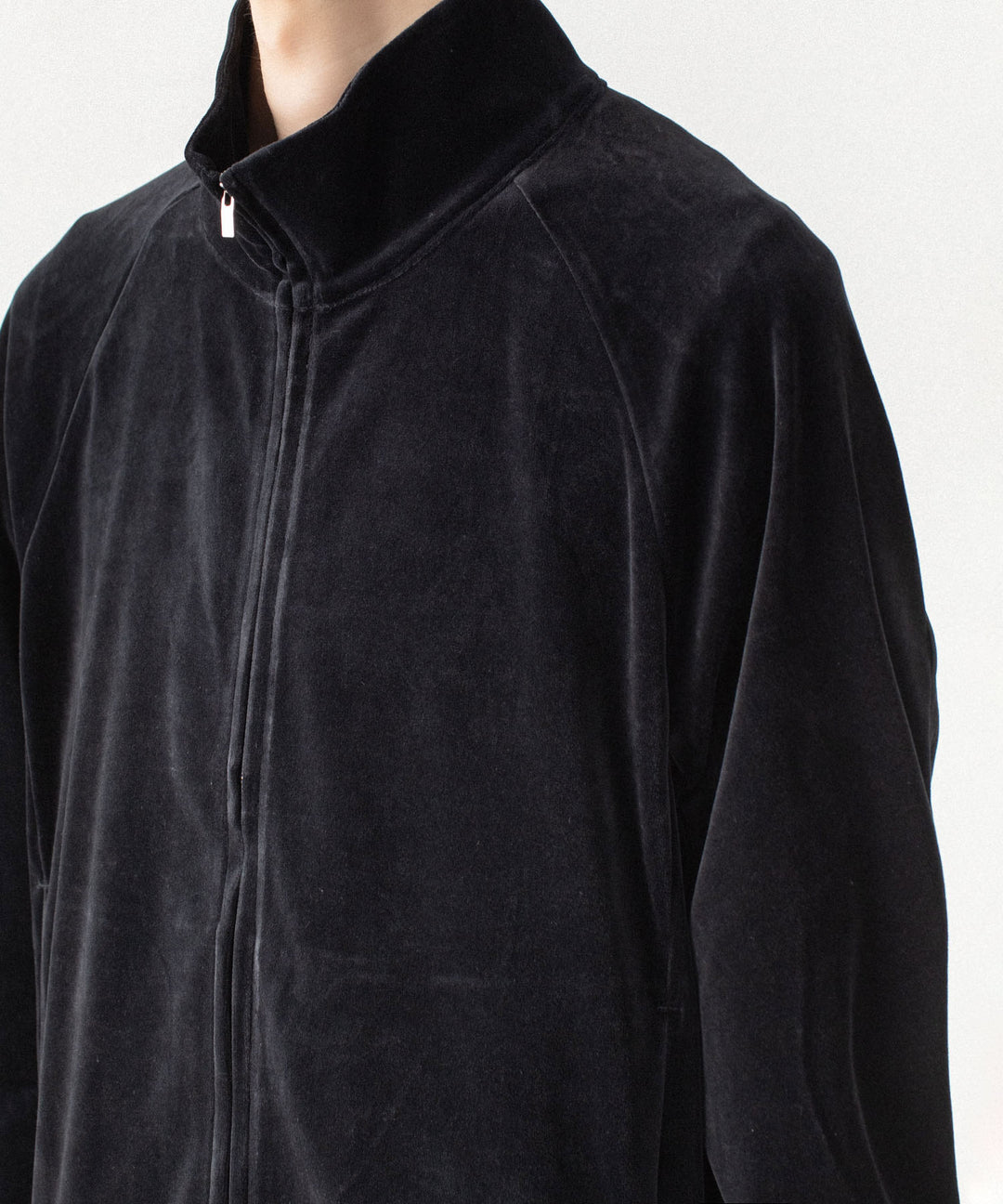 ATTACHMENT アタッチメントの80/2 ORGANIC VELOR TRACK JACKET - BLACKの公式通販サイトsession福岡セレクトショップ