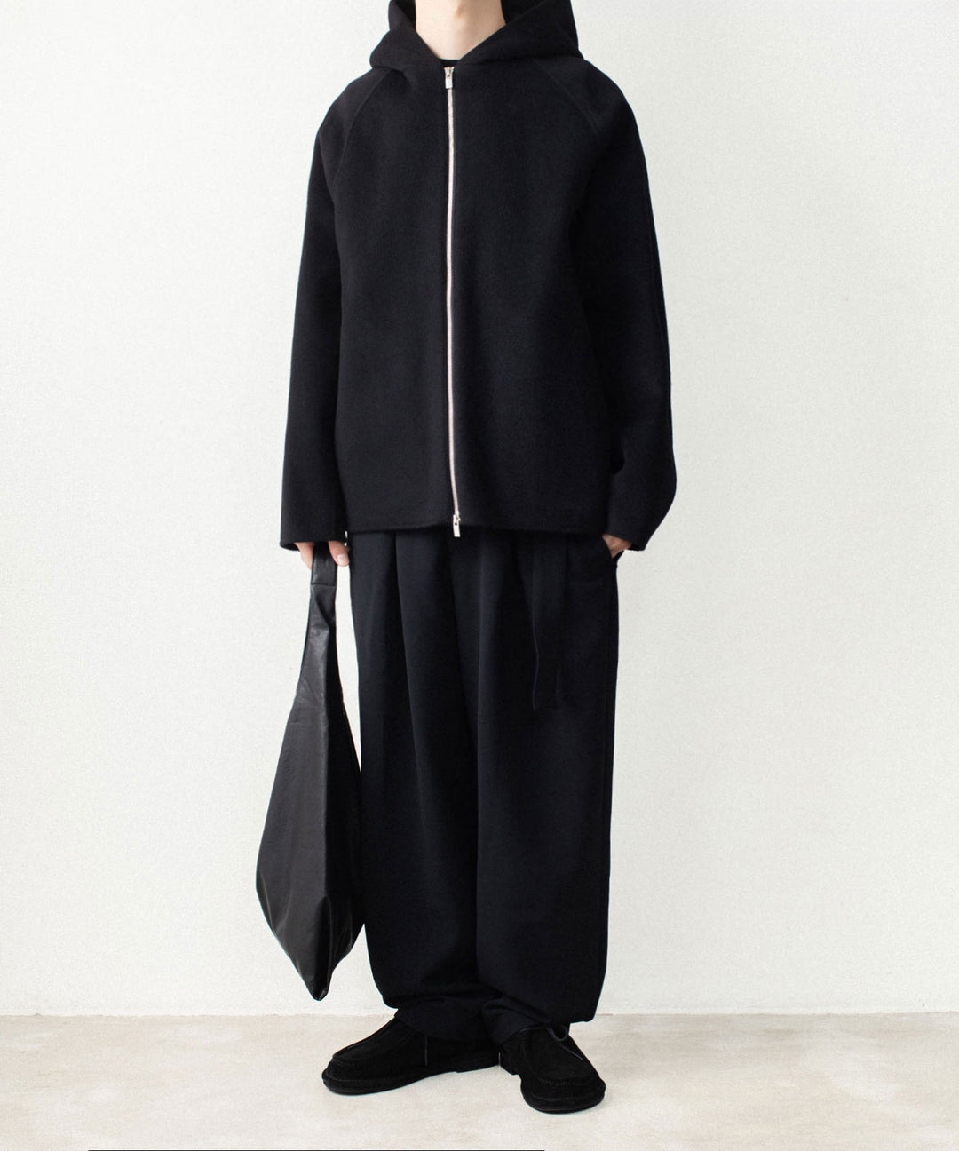 ATTACHMENT アタッチメントのWO/CA DOUBLE FACE BEAVER HOODED JACKET - BLACKの公式通販サイトsession福岡セレクトショップ