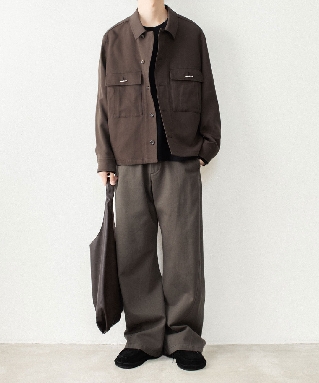 ATTACHMENT アタッチメントのCO NIDOM CLOTH 3D TROUSERS - D.KHAKIの公式通販サイトsession福岡セレクトショップ