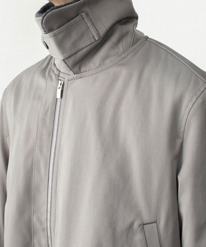 ATTACHMENT アタッチメントのNY/CO SATIN B-15 JACKET - KHAKI GRAYの公式通販サイトsession福岡セレクトショップ