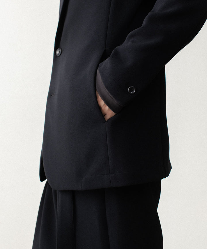 ATTACHMENT アタッチメントのPE STRETCH DOUBLE CLOTH 2B JACKET - BLACKの公式通販サイトsession福岡セレクトショップ